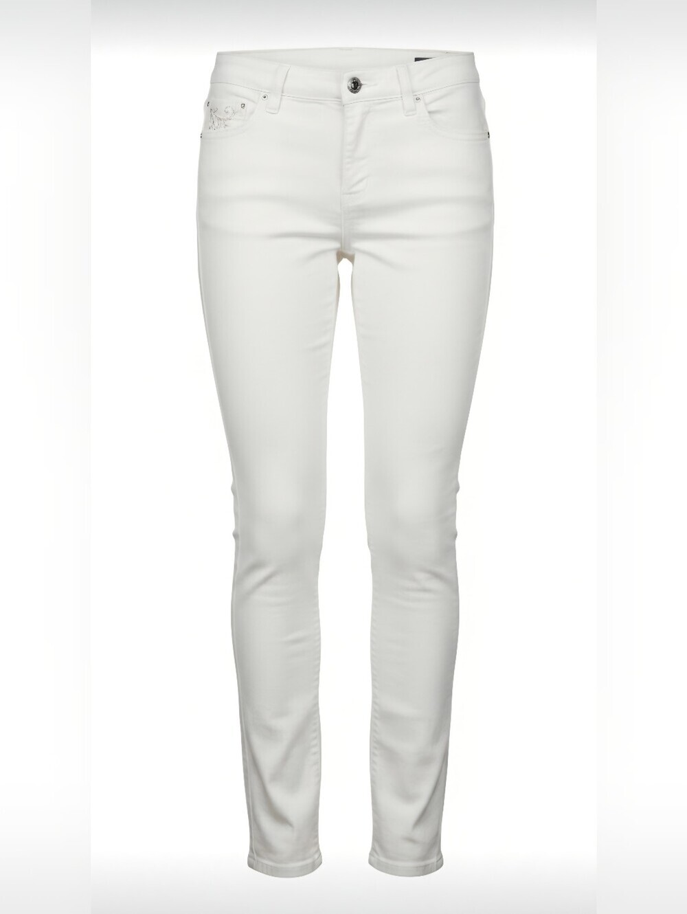 White House Black Market Women's White Slim Jeans